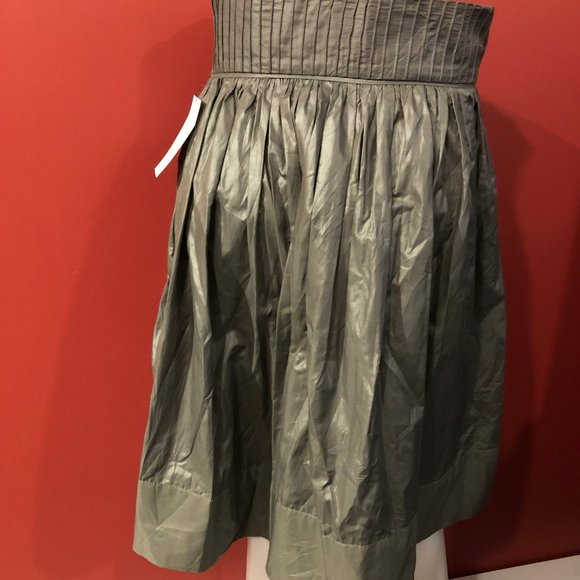 ZARA Women's Taupe Gathered Waist Skirt - Size Small - NWT $79 - Picture 2 of 3